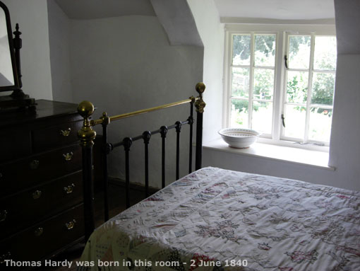 Thomas Hardy was born in this room