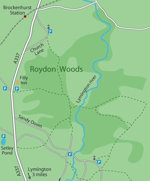  Roydon Woods map