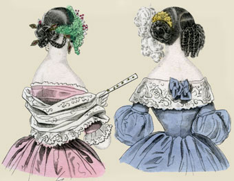 hairstyles 1840s